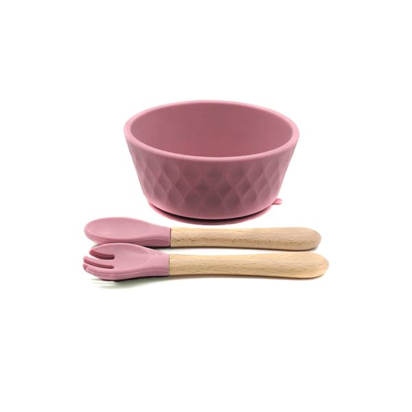 FocusBaby® Silicone Bowl Set Spoon Fork Mess-Free Feeding - Image 4