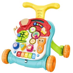 2-in-1 Baby Music Walker and Activity Table for Active Learning