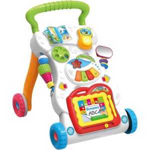 Multifunctional 3-in-1 Baby Activity Walker to Learn, Play, and Walk