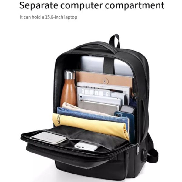 FocusBags® Expandable Backpack Laptop USB Waterproof - Image 3