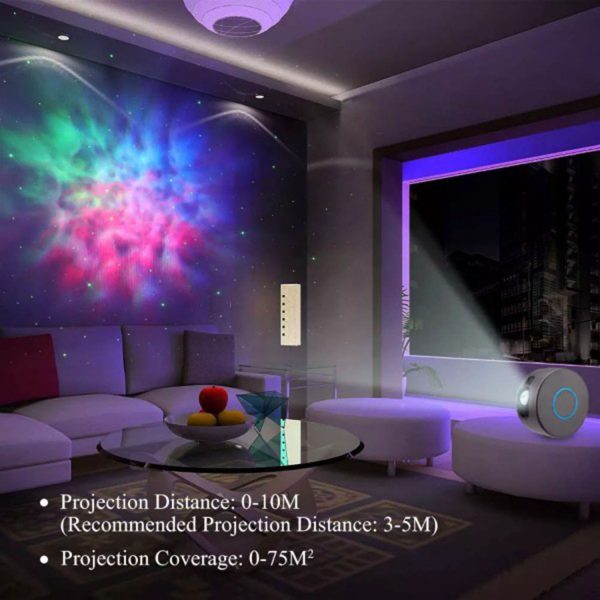 FocusToys® Starry Night Projector Mesmerizing Galaxy Effects - Image 5