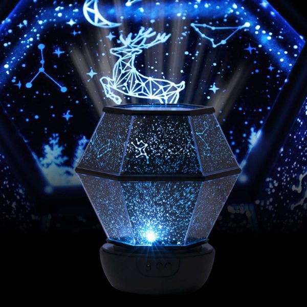 FocusLights® Star Projection Nightlight Battery USB LED Lamp - Image 2