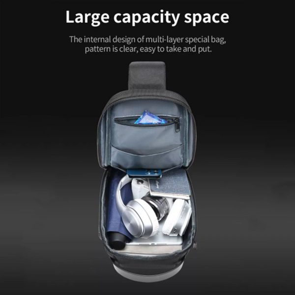 FocusBags® Cross Body Sling Bag with Lock and USB Charging - Image 6