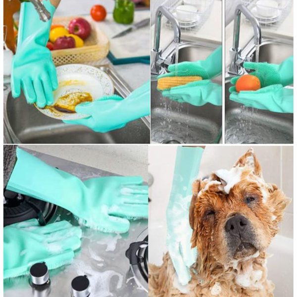 MyKitchen® Silicone Dishwashing Gloves - Image 5