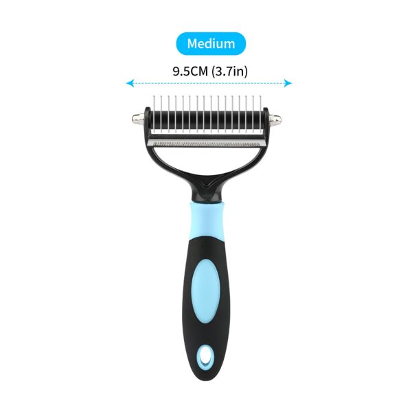 FocusPet® De-Shedding Comb and De-Matting Grooming 2-in-1 - Image 10
