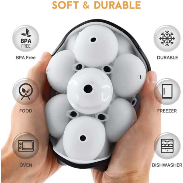 MyKitchen® Round Ice Cube Tray with Lid - Image 7