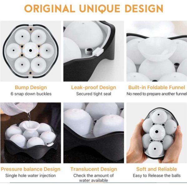 MyKitchen® Round Ice Cube Tray with Lid - Image 8