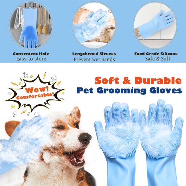 MyKitchen® Silicone Dishwashing Gloves - Image 2