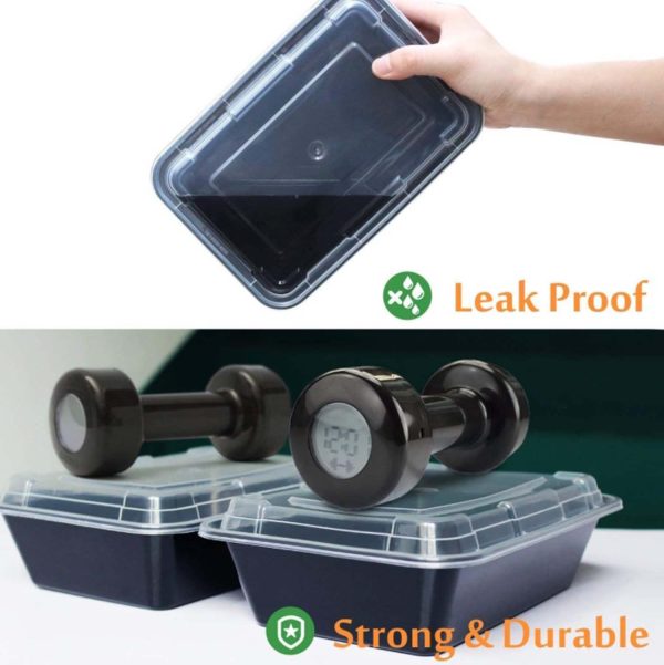 MyKitchen® Rectangular Meal Prep Container Set - Image 4