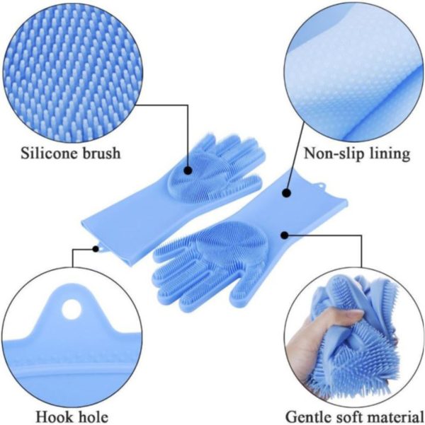 MyKitchen® Silicone Dishwashing Gloves - Image 6