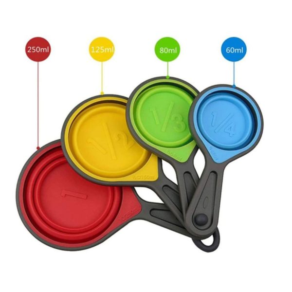 MyKitchen® Collapsible Silicone Measuring Cups - Image 2