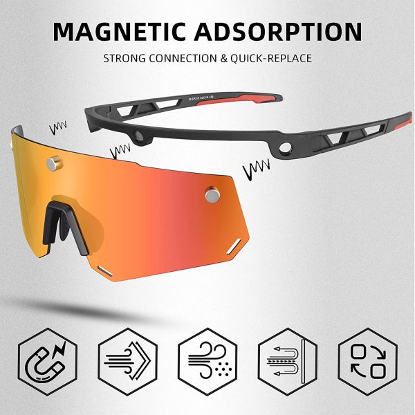 RockBros Polarized Magnetic Sunglasses - Image 13