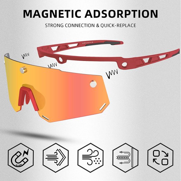 RockBros Polarized Magnetic Sunglasses - Image 6