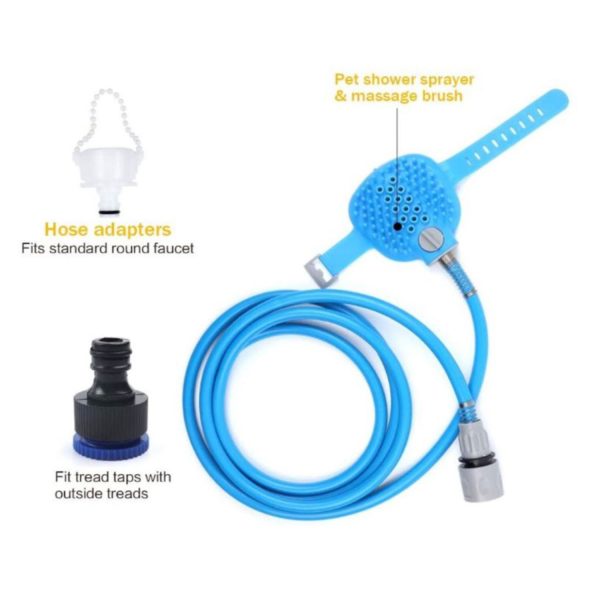 FocusPet® Pet Shower Brush for Cats and Dogs Indoor & Outdoor - Image 2