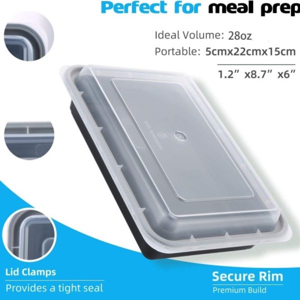 MyKitchen® Rectangular Meal Prep Container Set - Image 15
