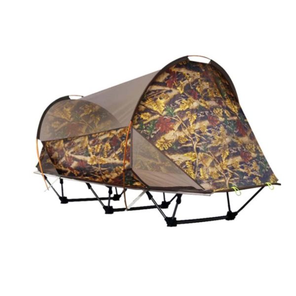 Tunnel Shaped Freestanding Tent Cot for Hiking and Motorcycling - Image 4