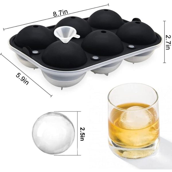 MyKitchen® Round Large Ice Ball Moulds - Image 9