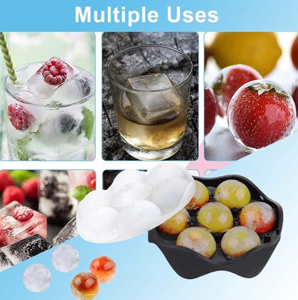 MyKitchen® Round Ice Cube Tray with Lid - Image 3