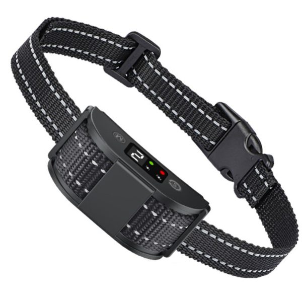 Humane Rechargeable Training Dog Barking Collar - LED Display