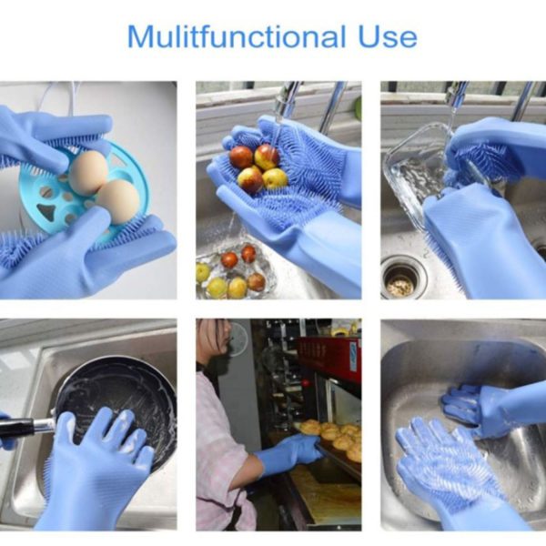 MyKitchen® Silicone Dishwashing Gloves - Image 7