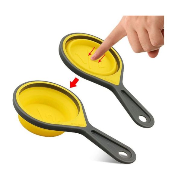 MyKitchen® Collapsible Silicone Measuring Cups - Image 3