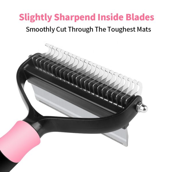 FocusPet® De-Shedding Comb and De-Matting Grooming 2-in-1 - Image 6