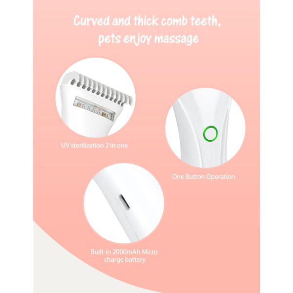 FocusPet® UV Sterilization Grooming Pet Brush - Image 7