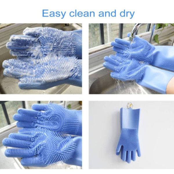 MyKitchen® Silicone Dishwashing Gloves - Image 8