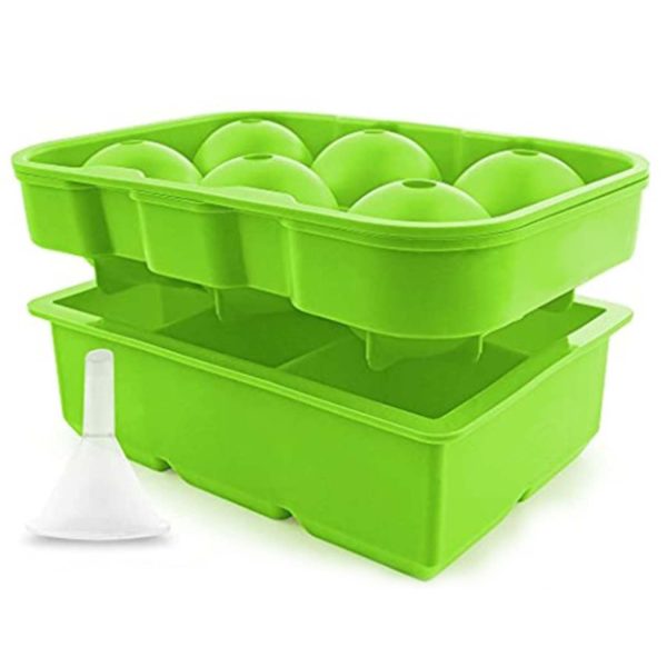 MyKitchen® Large Ice Cube Tray 6 Round 6 Square - Image 2