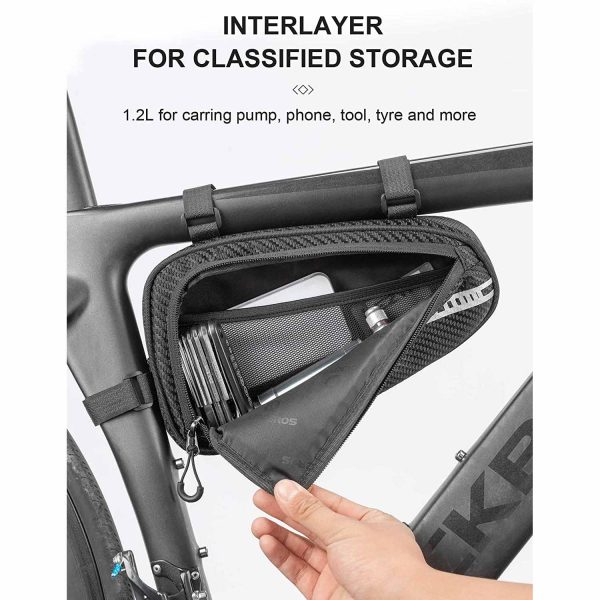 RockBros Lightweight Triangle Frame Bag - Image 6