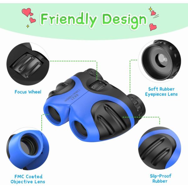 FocusToys® HD Binoculars for Kids - Compact 8x21 - Image 10