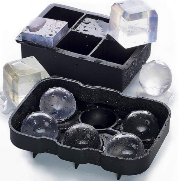 MyKitchen® Large Ice Cube Tray 6 Round 6 Square - Image 9