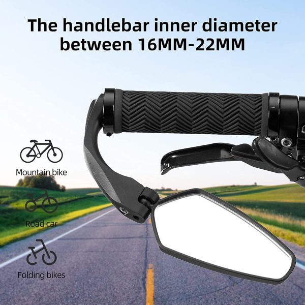 RockBros Rotatable Bicycle Mirror - Image 5
