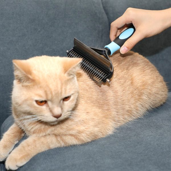 FocusPet® De-Shedding Comb and De-Matting Grooming 2-in-1 - Image 7
