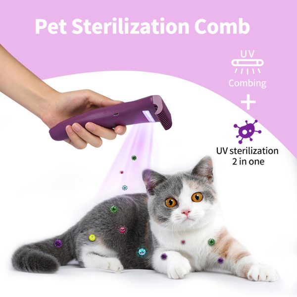 FocusPet® UV Sterilization Grooming Pet Brush - Image 9