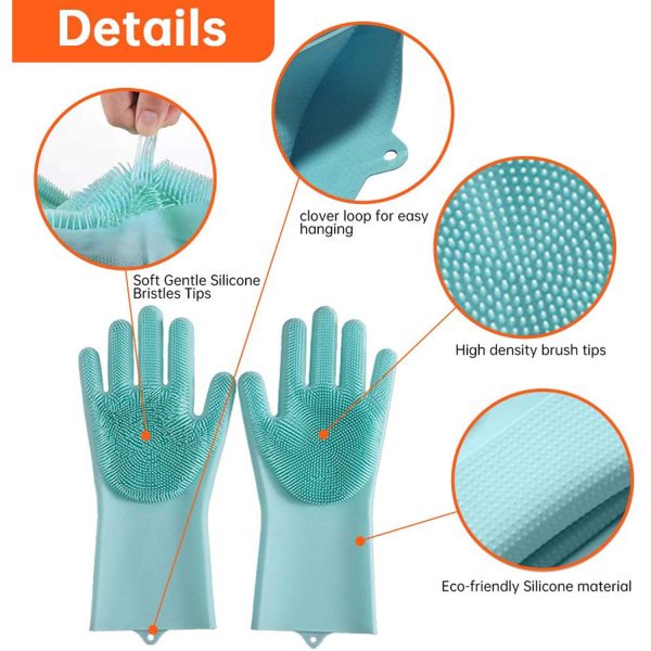 MyKitchen® Silicone Dishwashing Gloves - Image 12