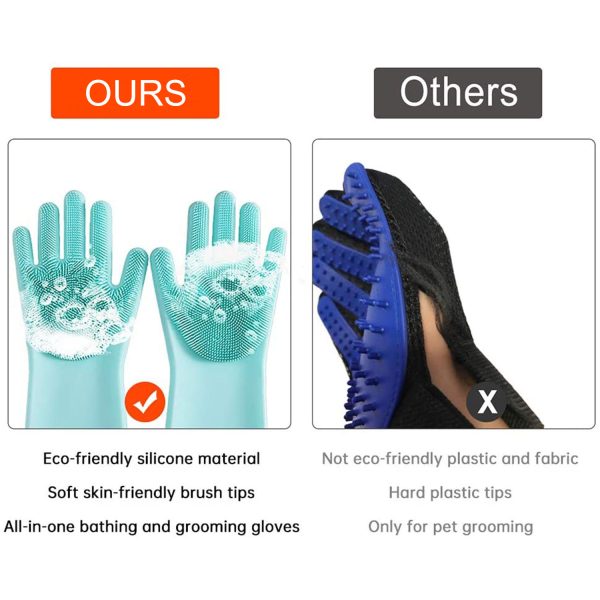 MyKitchen® Silicone Dishwashing Gloves - Image 13