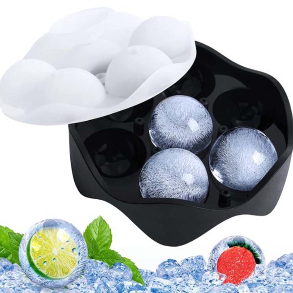 MyKitchen® Round Ice Cube Tray with Lid - Image 4
