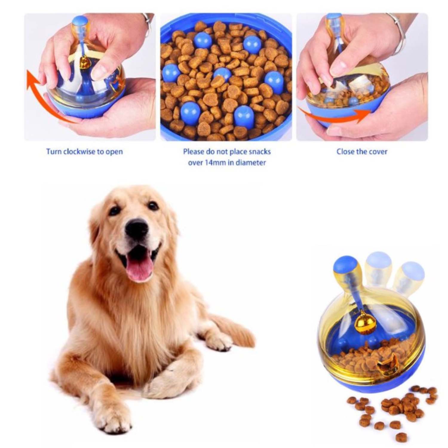 FocusPet® Interactive Food Dispenser Dog Cat Toy - Image 9
