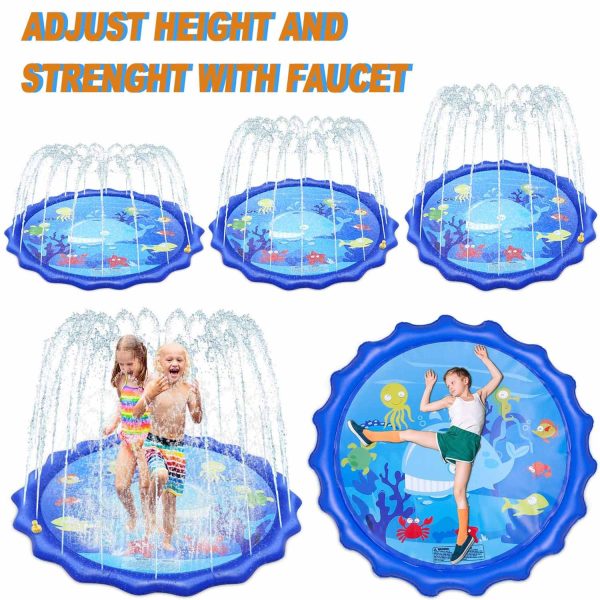Sprinkler & Splash Play Mat for Kids BPA-Free : Summer Fun - Image 2