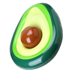 Large Inflatable Avocado Swim Ring with Bonus Ball