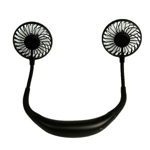 Portable Rechargeable Mini Hands-Free Neck Fan: 2000mAh
