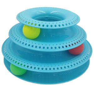 Cat Tower Track Toy: 3-Tier Interactive Pet Entertainment