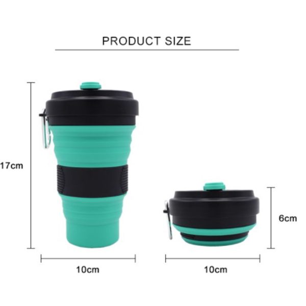 MyKitchen® Collapsible Silicone Cup 550ml - Image 10