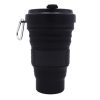 Collapsible Silicone Cup 550ml: BPA-Free Travel Smart