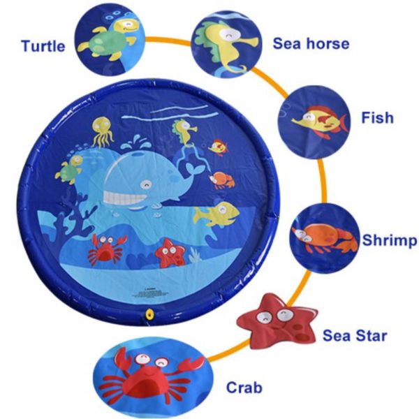 Sprinkler & Splash Play Mat for Kids BPA-Free : Summer Fun - Image 7