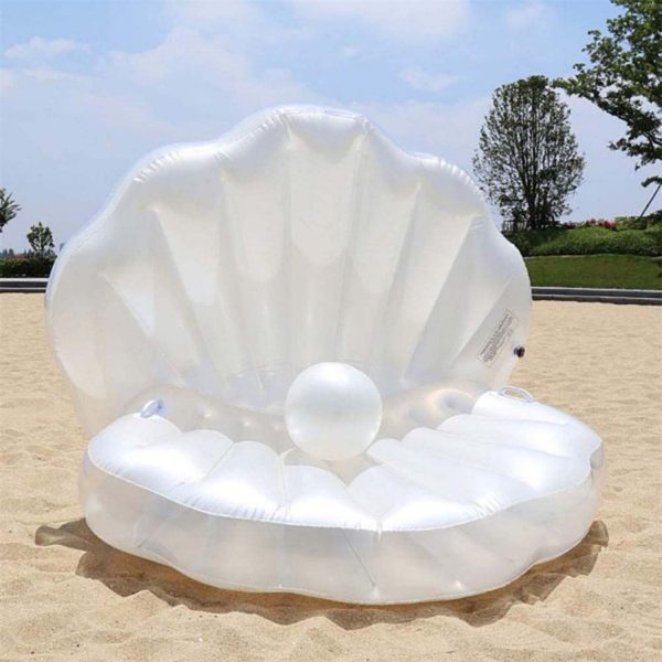 FocusOutdoor® XLarge Floatie Pool Inflatable Pearl With Handles - Image 4