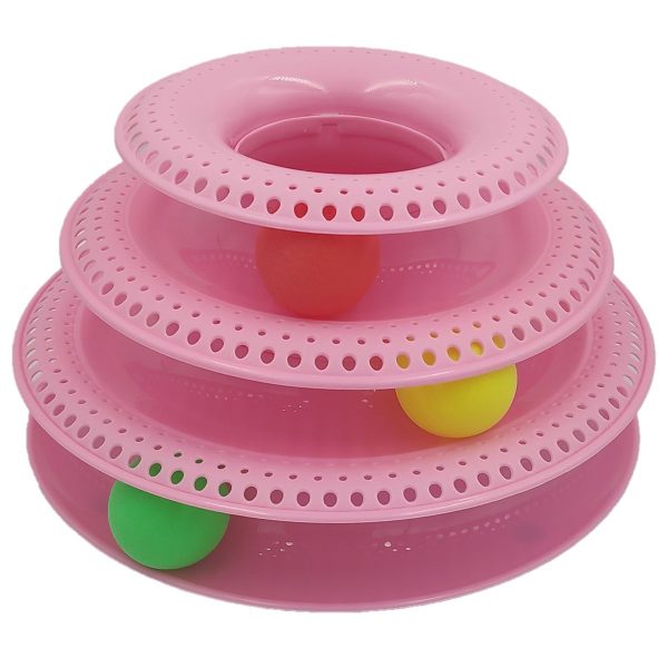 FocusPet® Cat Tower Track Toy 3-Tier Interactive Entertainment - Image 2