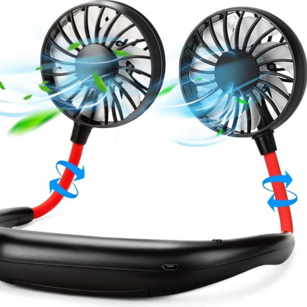FocusFit® Portable Rechargeable Fan Hands-Free Neck 2000mAh - Image 19