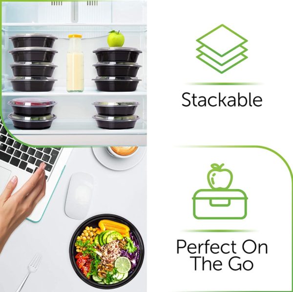 MyKitchen® Round Meal Prep Container Set - Image 10